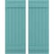 Ekena Millwork Americraft 6-Board, 2 Batten Exterior Real Wood Joined Board-n-Batten Shutters, ARW101BB621X68PTH, PR ARW101BB621X68PTH - alternate 1